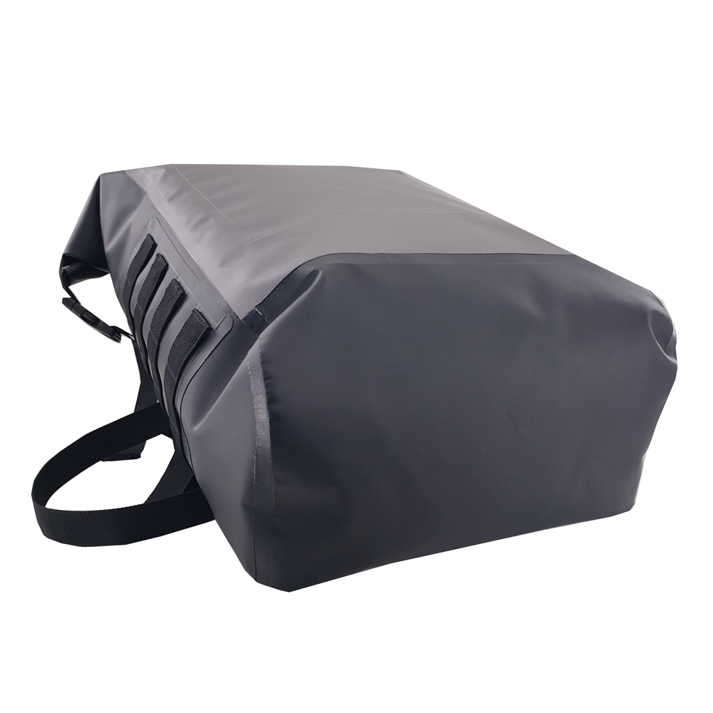 DRYSAFE Waterproof Backpack, Heavy Duty Roll Top Dry Backpack for Men Women SUP, Floating, Sailing, Surfing, 20L, Dark Grey/Light Grey