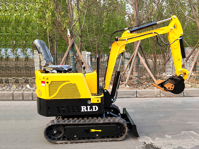What should I pay attention to during the break-in period of a newly purchased excavator?
