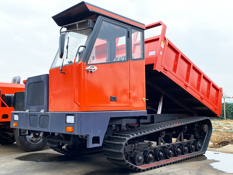Constraints on three different road conditions for small crawler agricultural transport vehicles
