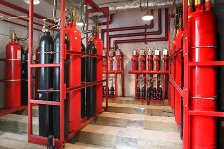 Smart fire extinguishing system for industrial