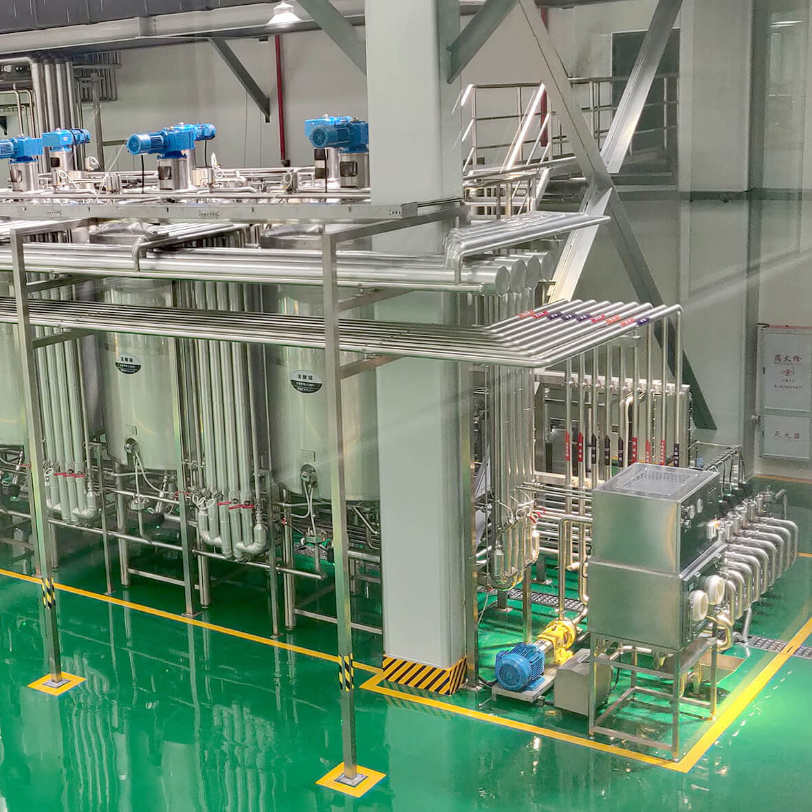 dairy production lines