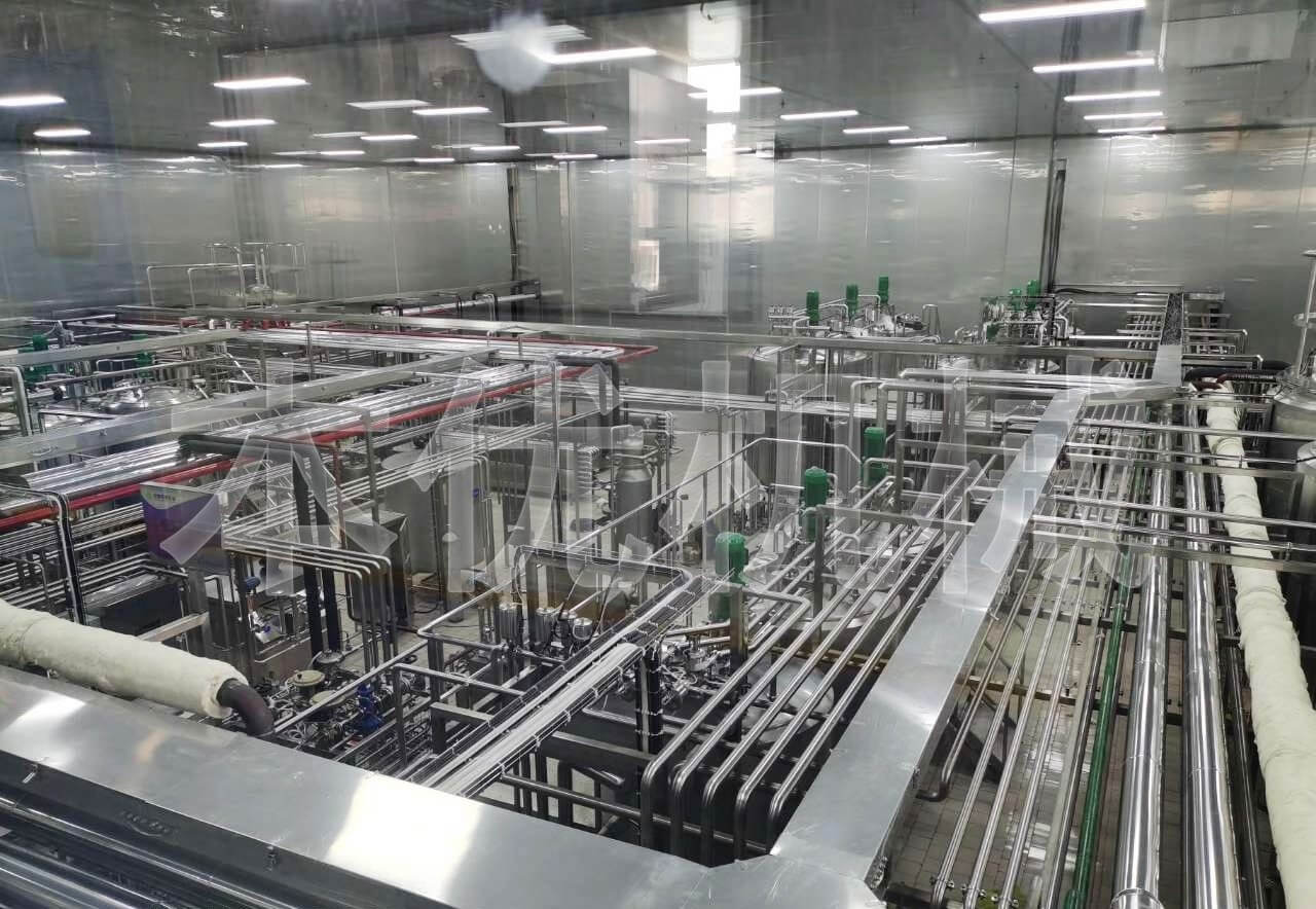 Milk processing plant dairy equipment