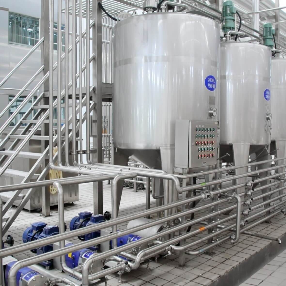 Yogurt processing line equipment