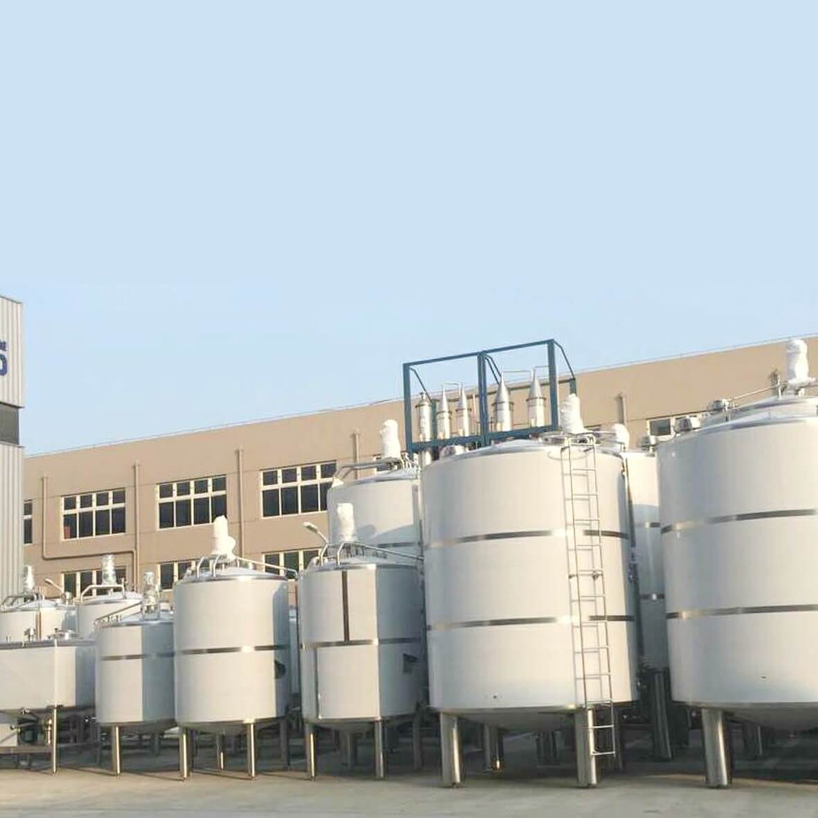 milk silo tanks