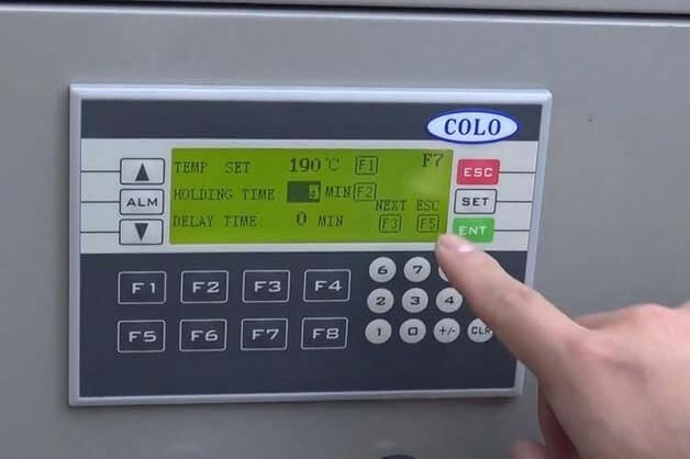 powder coating oven PLC