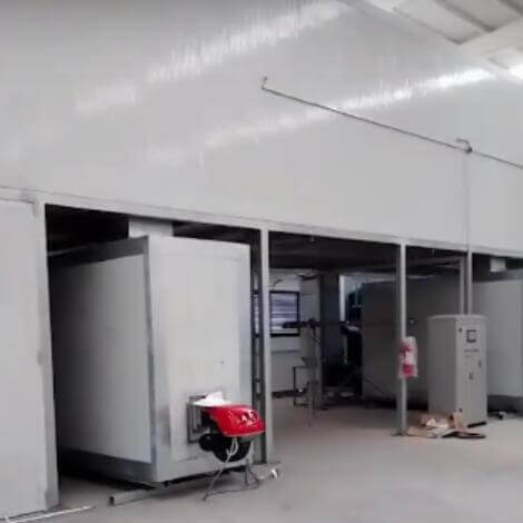 tunnel curing oven