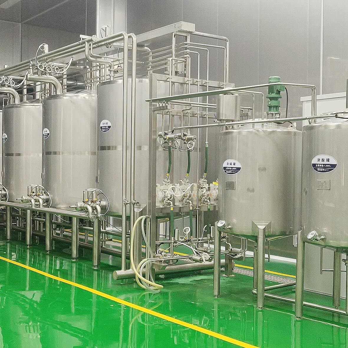 cip systems for food processing