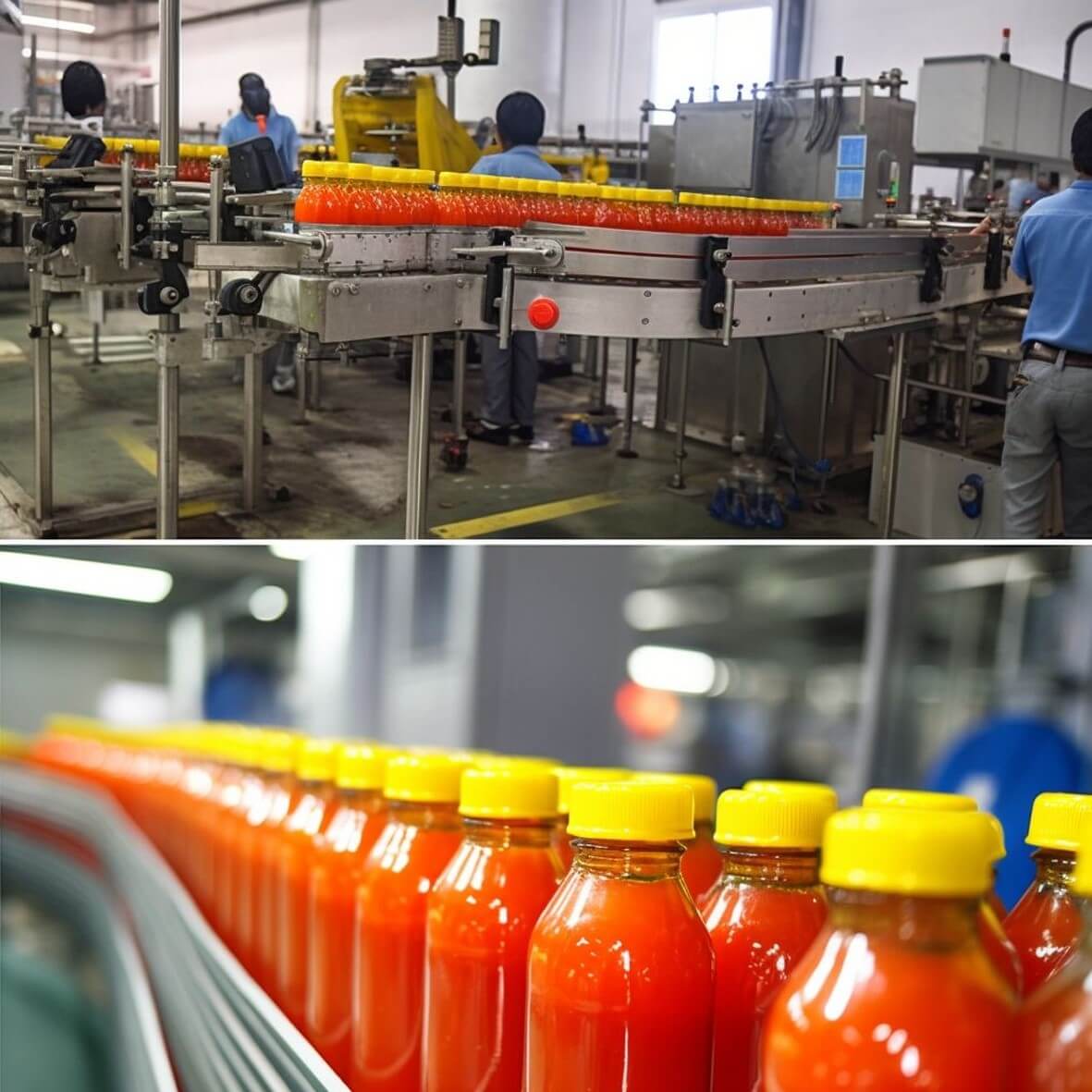tomato sauce production line