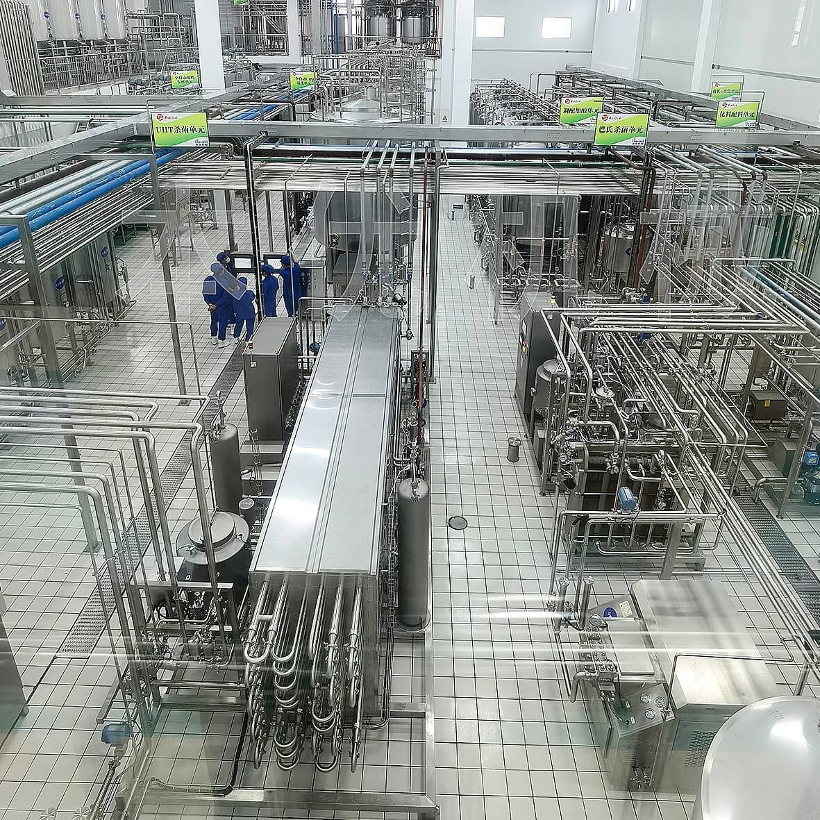 Milk processing plant