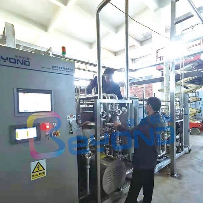 Coconut milk production machine