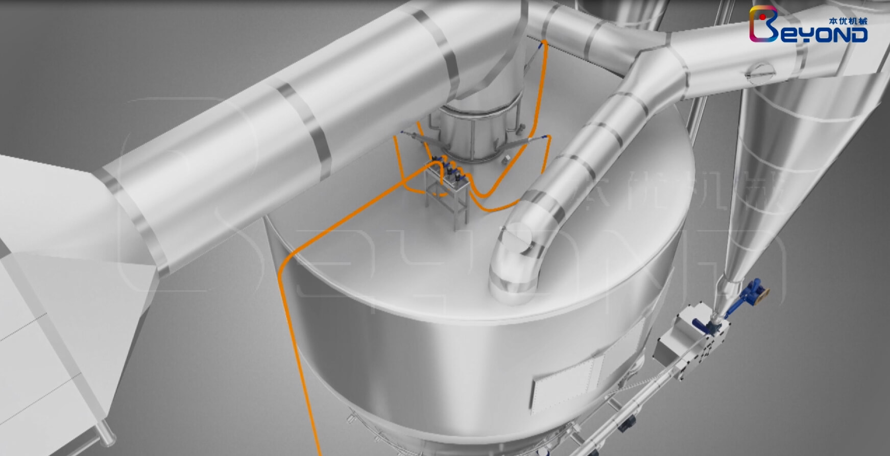 Milk powder processing plant
