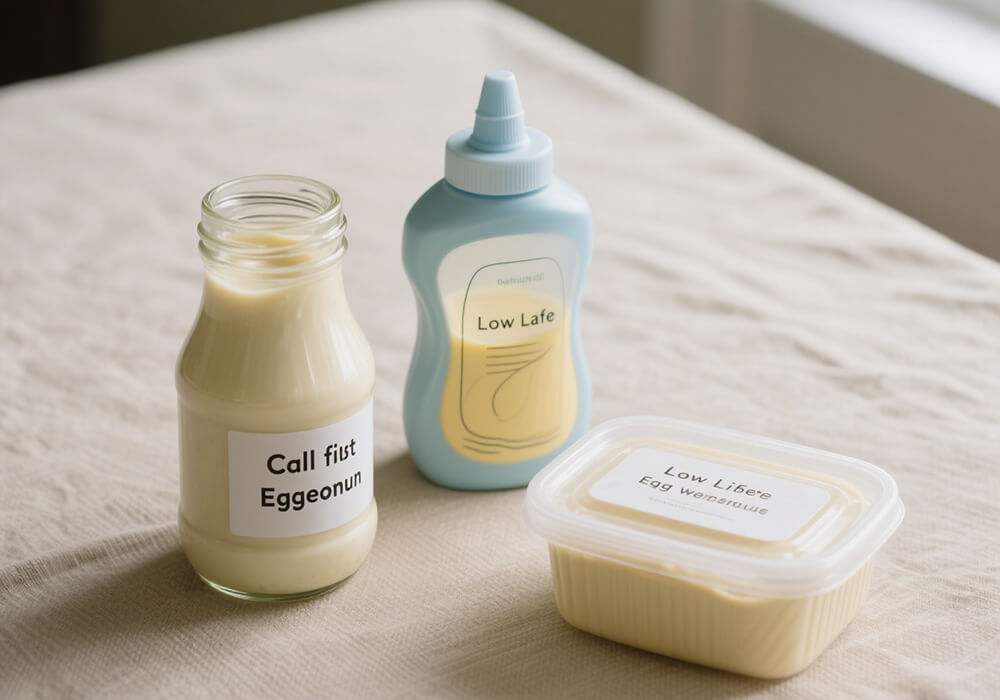 various fat mayonnaise