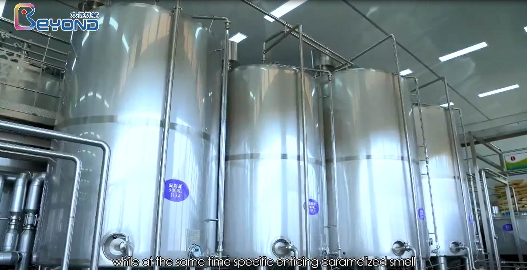 Milk beverage processing line
