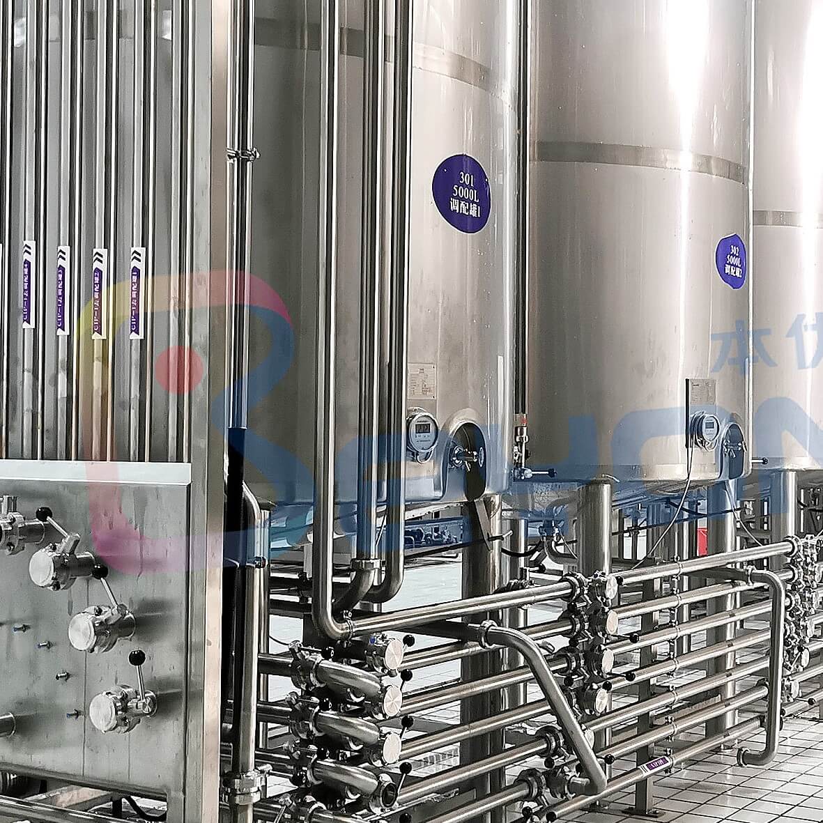 ligne de production laitière