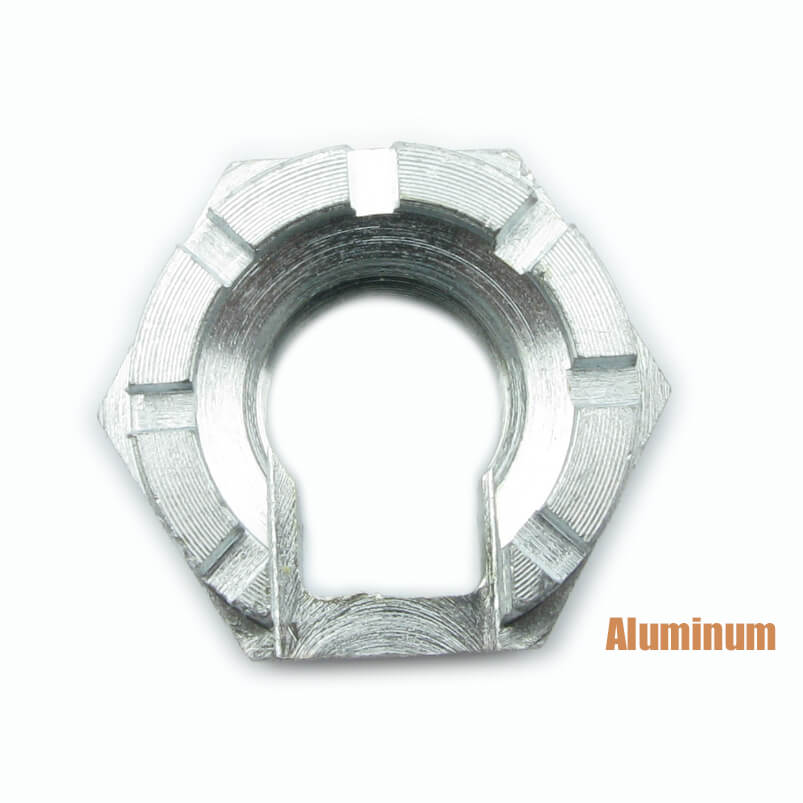 Custom aluminum Slotted Nut