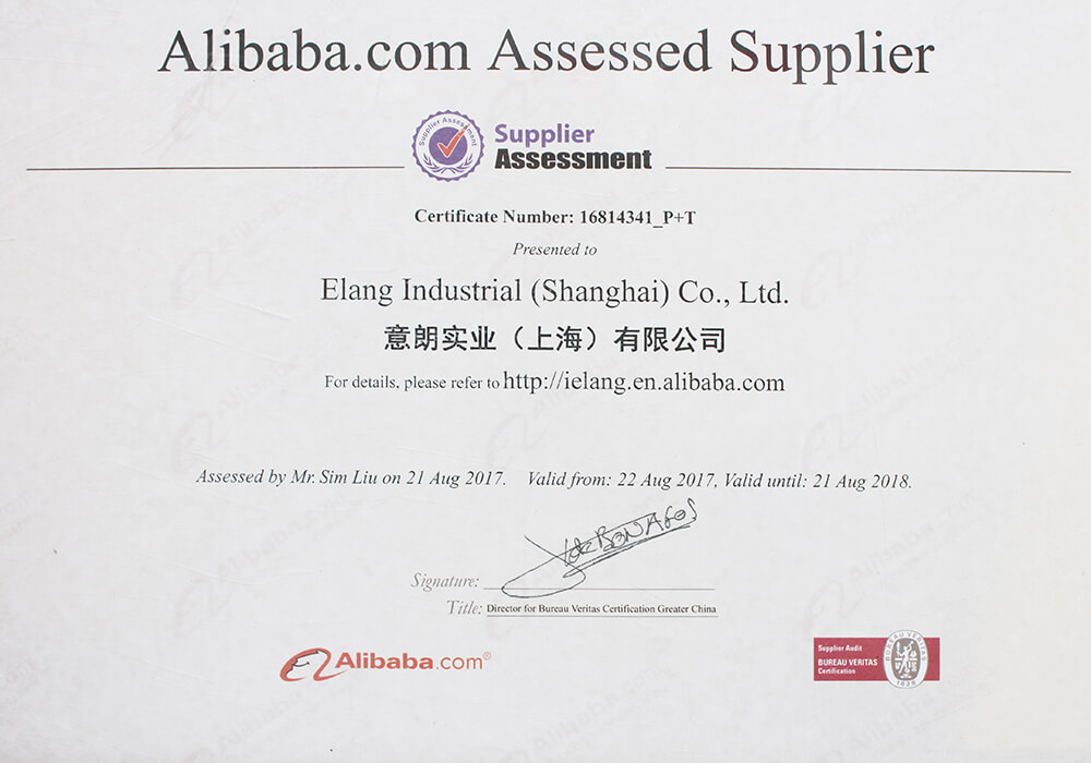 Manufacturer - Quality Certificate| Elang Industrial (Shanghai) Co., Ltd.