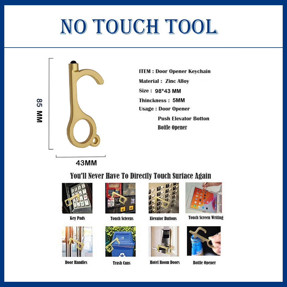 Experienced Supplier Of High Quality New Styles Hands Free No Touch Key Touchless Door Opener Tool Stylus