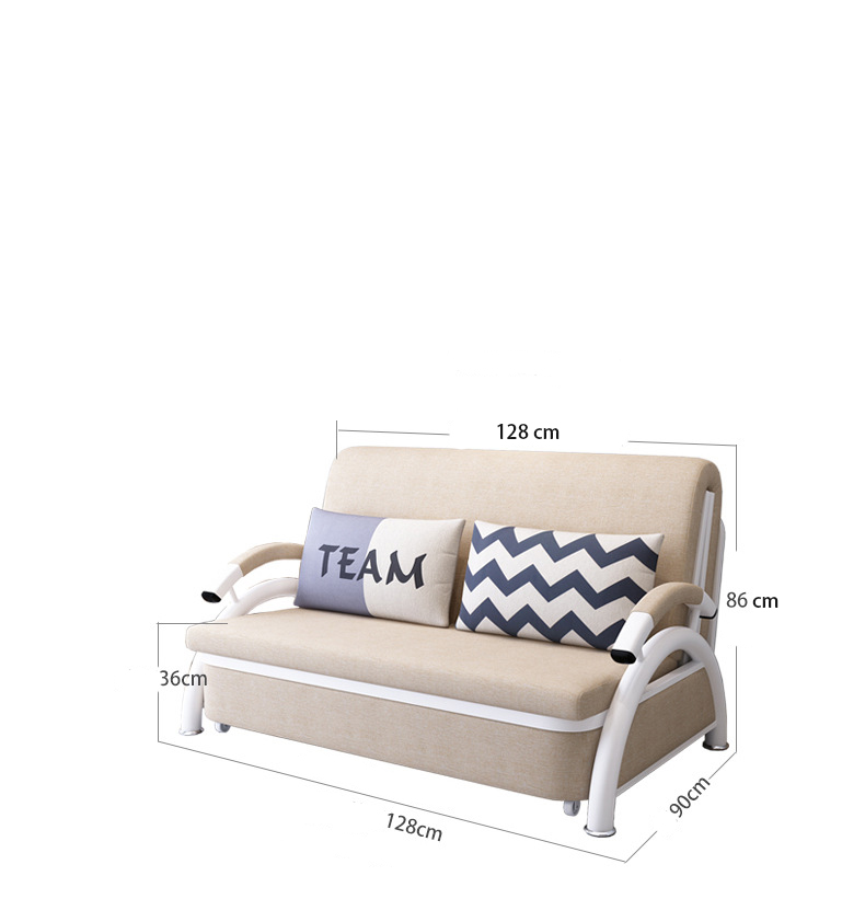 Experienced supplier of Multifuntion Metal Frame Living Room Sofa Bed