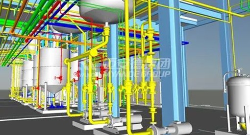 Vegetable Oil Refinery Plant 3D Design