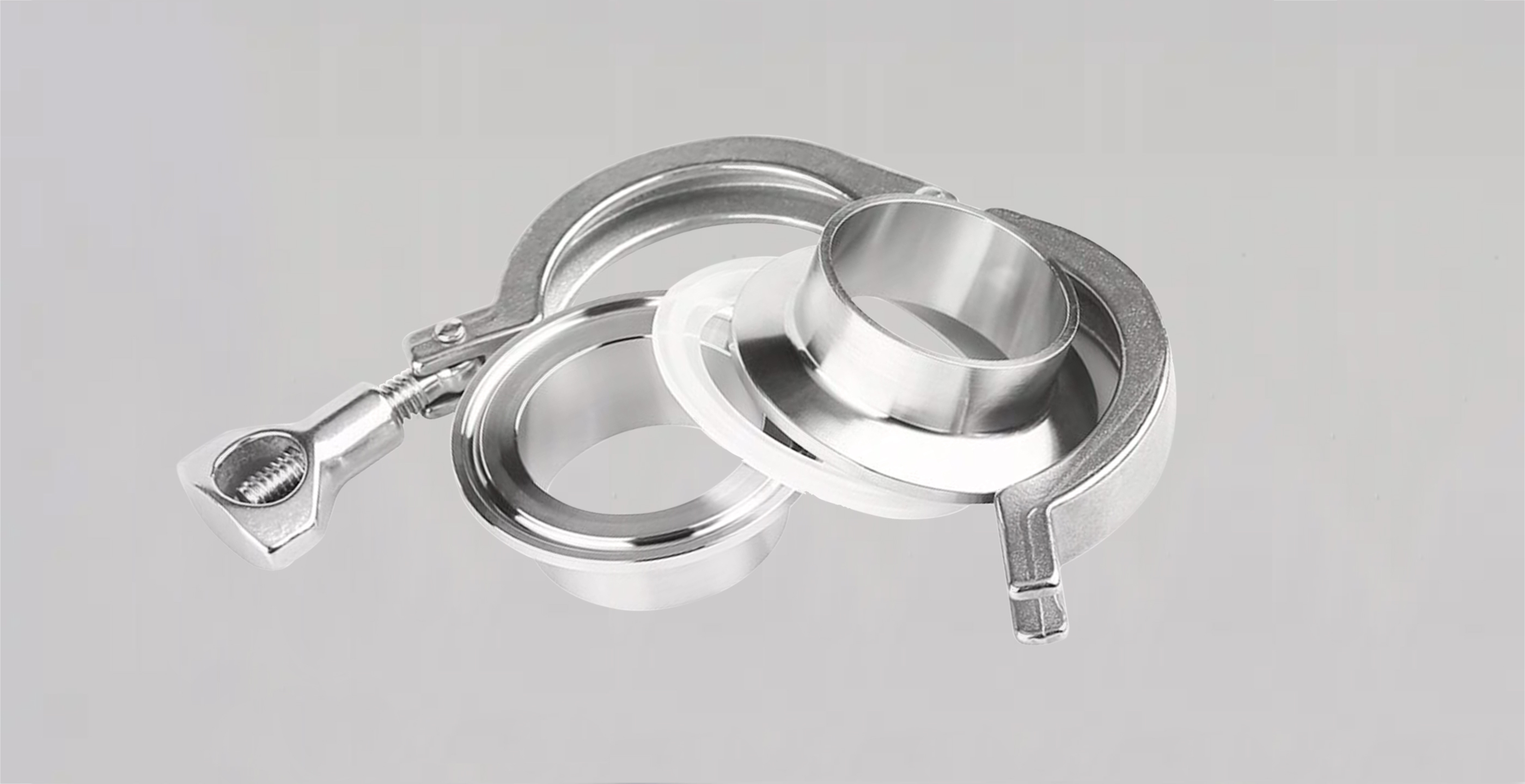 Experienced supplier of Sanitary clamp connections / clamp couplings / triclamp fittings / tri