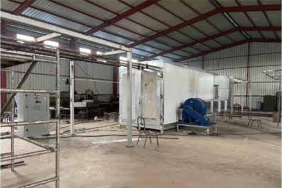 powder coating line