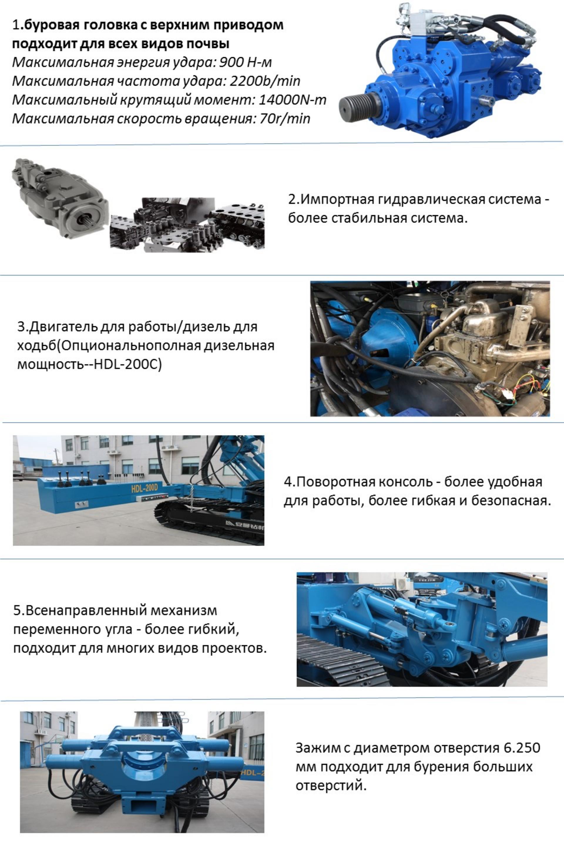 HDL-200C Прямая цена завода высокое качество хорошая цена тип верхнего  привода многофункциональный буровой станок цена торговый производитель |  Wuxi Antian Trading Co.,Ltd