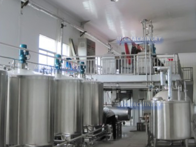 Tropical fruit juice processing machine