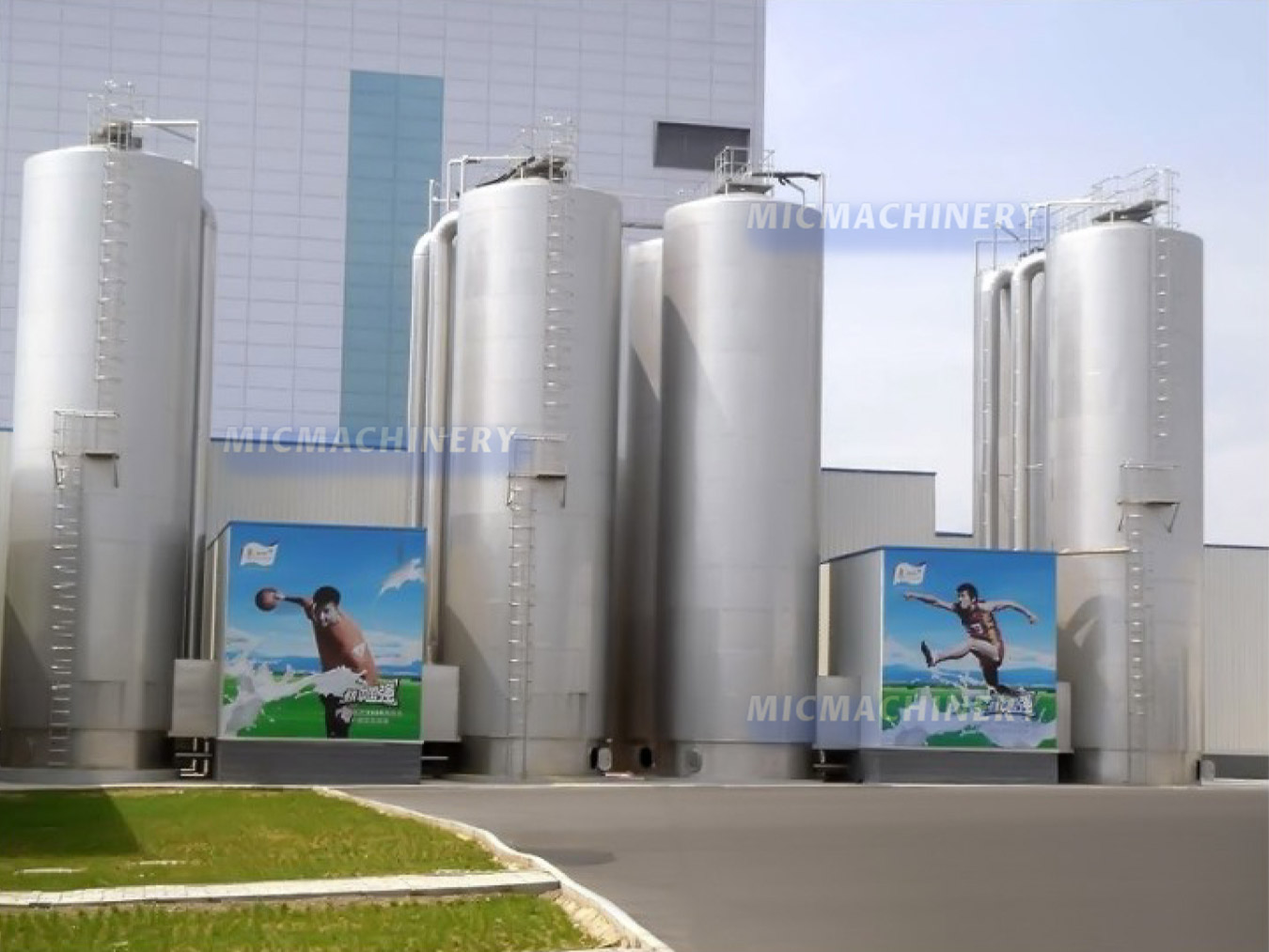 Milk production factory