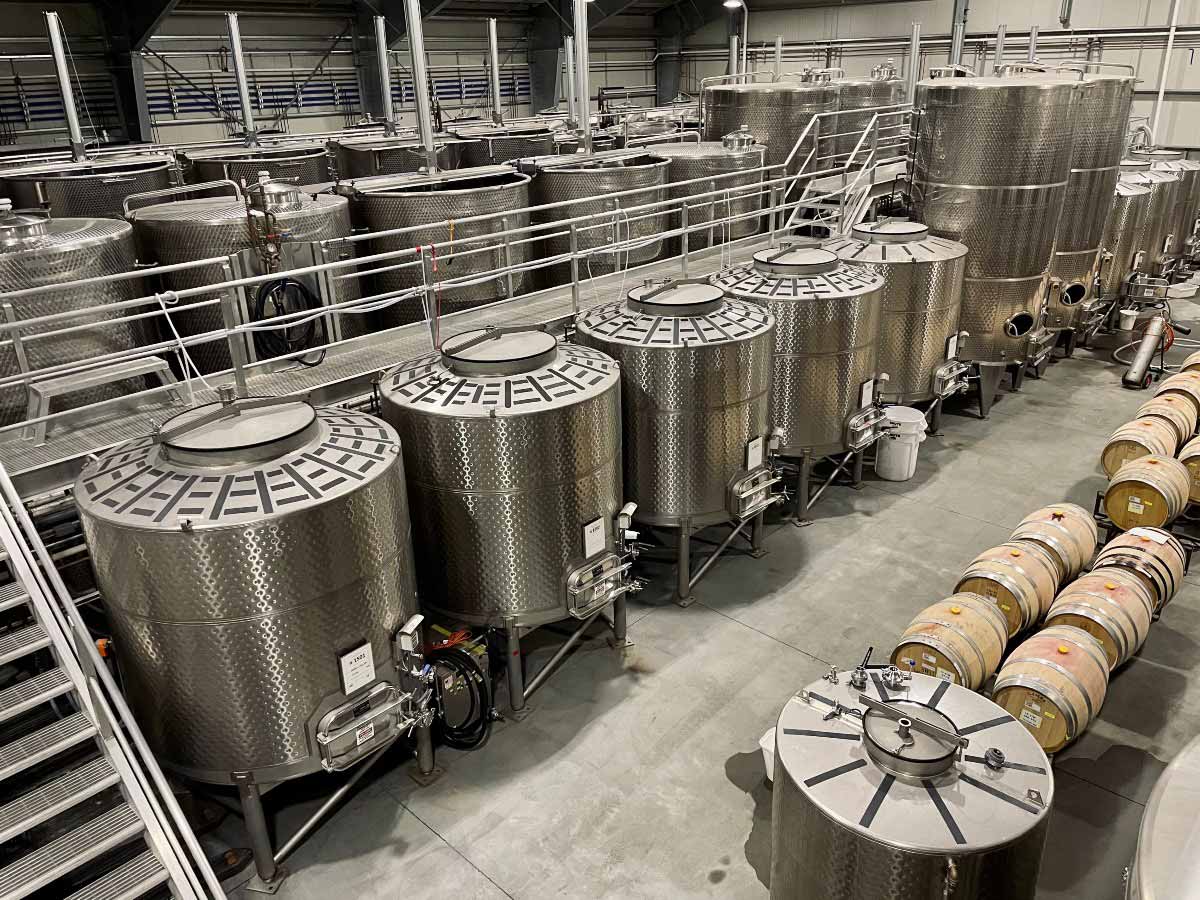 Wine production equipment