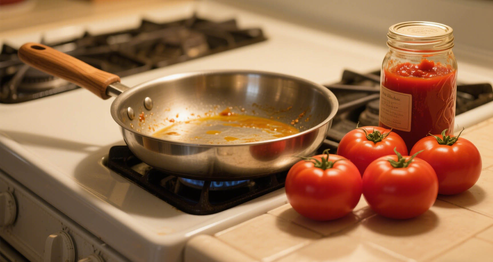 tomato sauce making