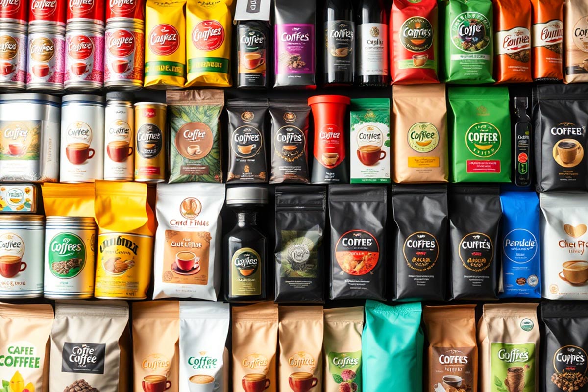 Various coffee packaging options