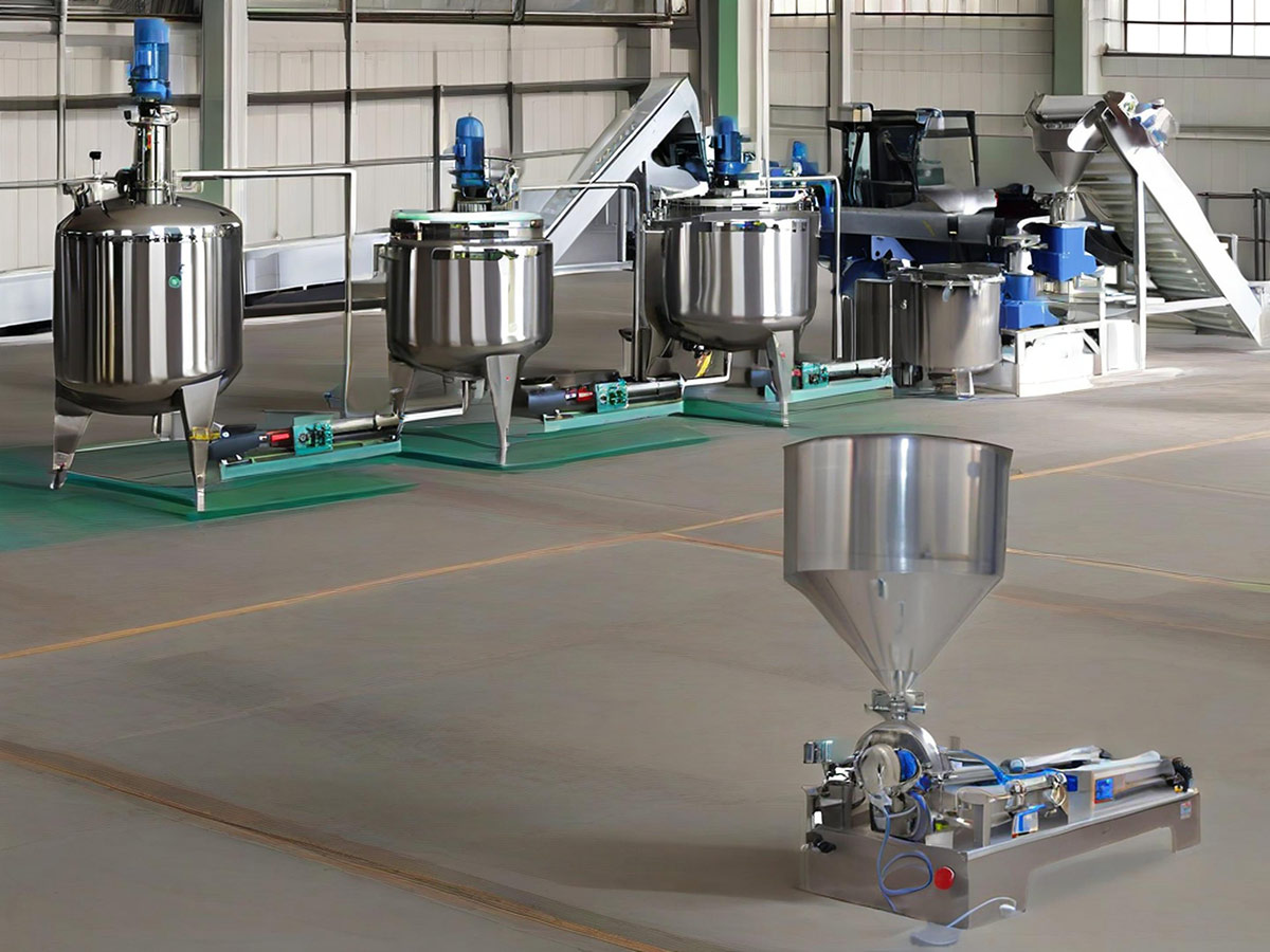 Peanut butter processing equipment