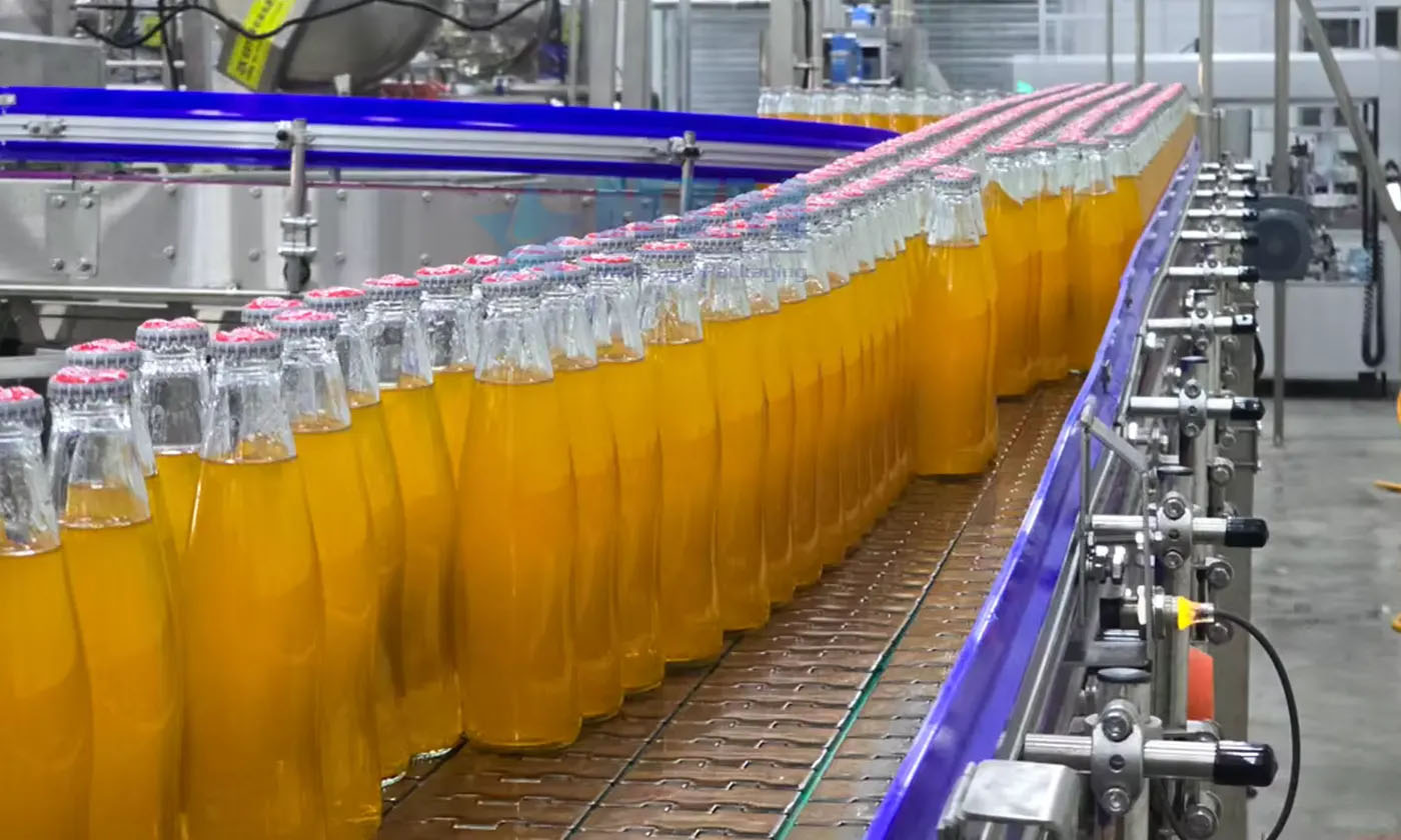 Cheap Automatic Soft Drink Filling Machine finished product