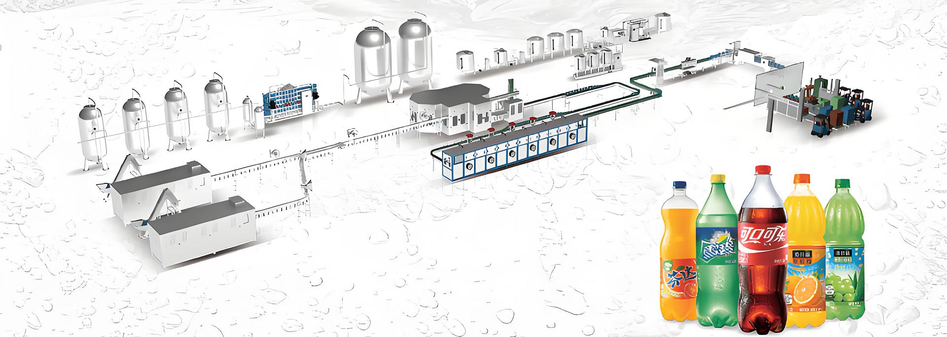 High-quality carbonated filling machine line