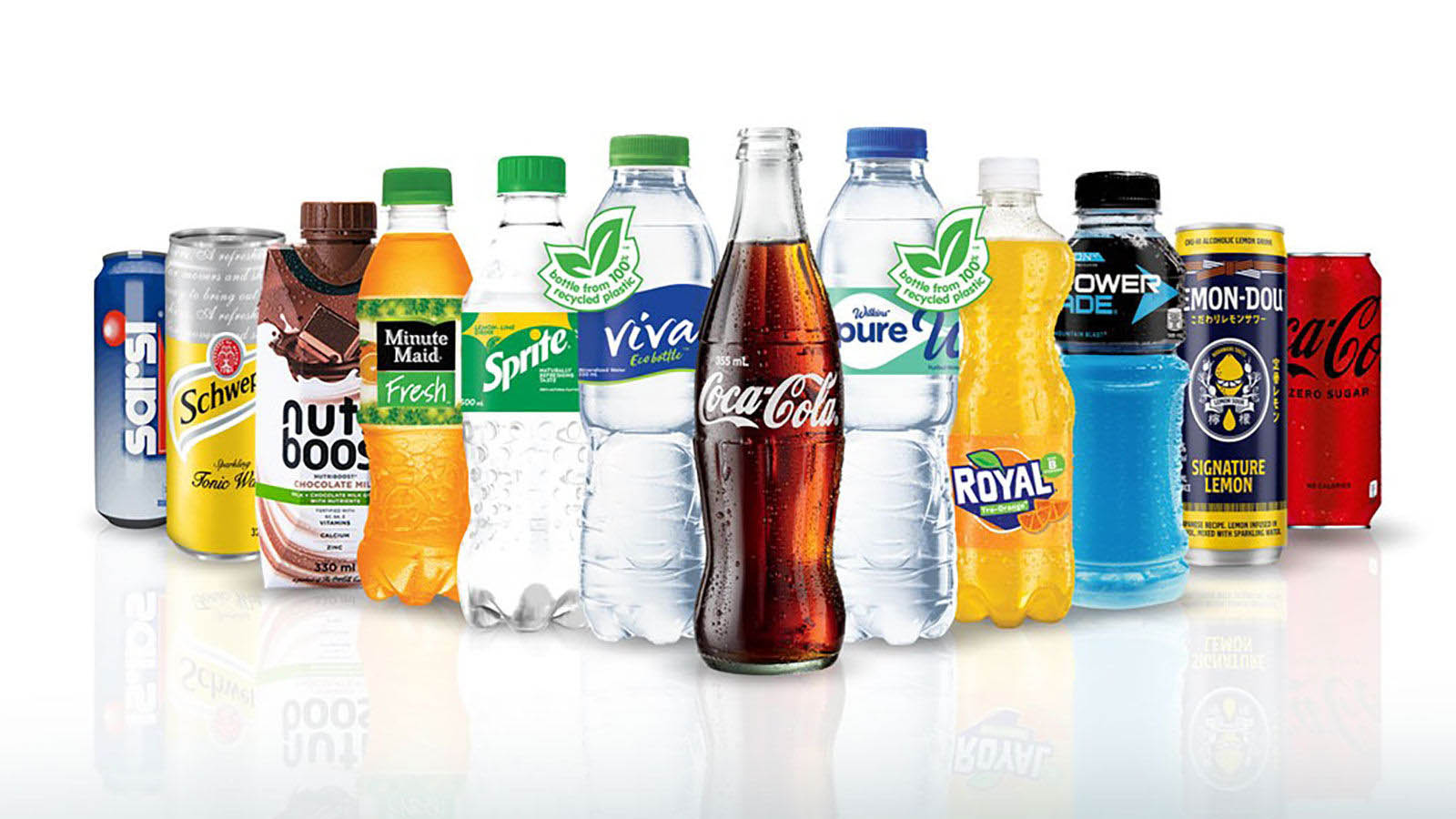 High quality carbonated filling machine finished product display
