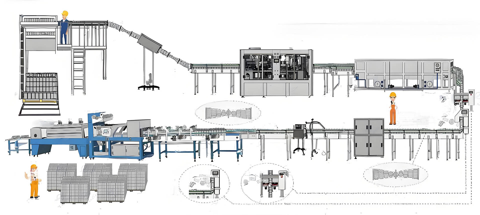 Carbonated Beverage Filling Machine line