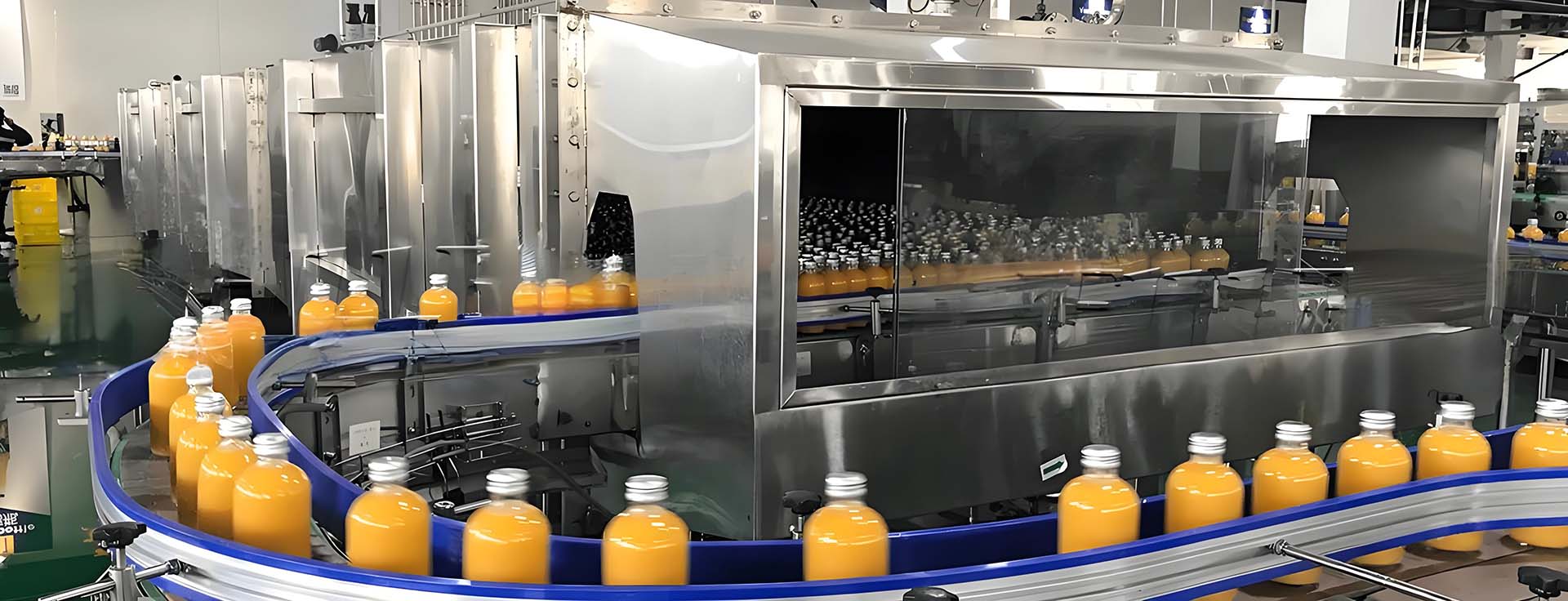 Drink Filling Machine Finished Product Display