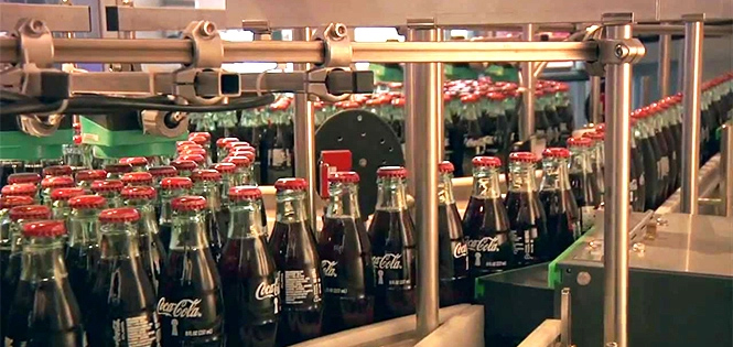 Carbonated Soft Drink Filling Machine finished product