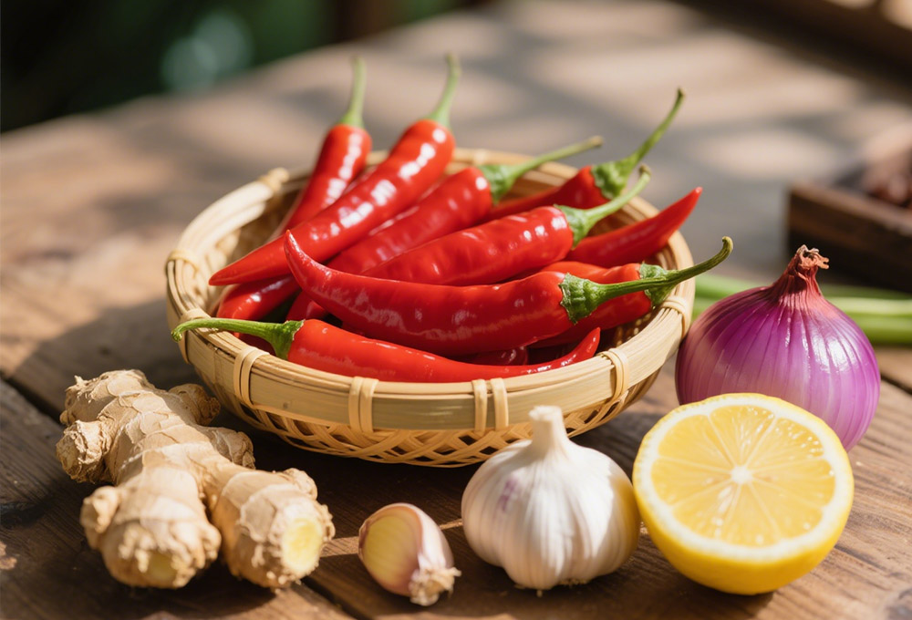 ingredients for making hot sauce