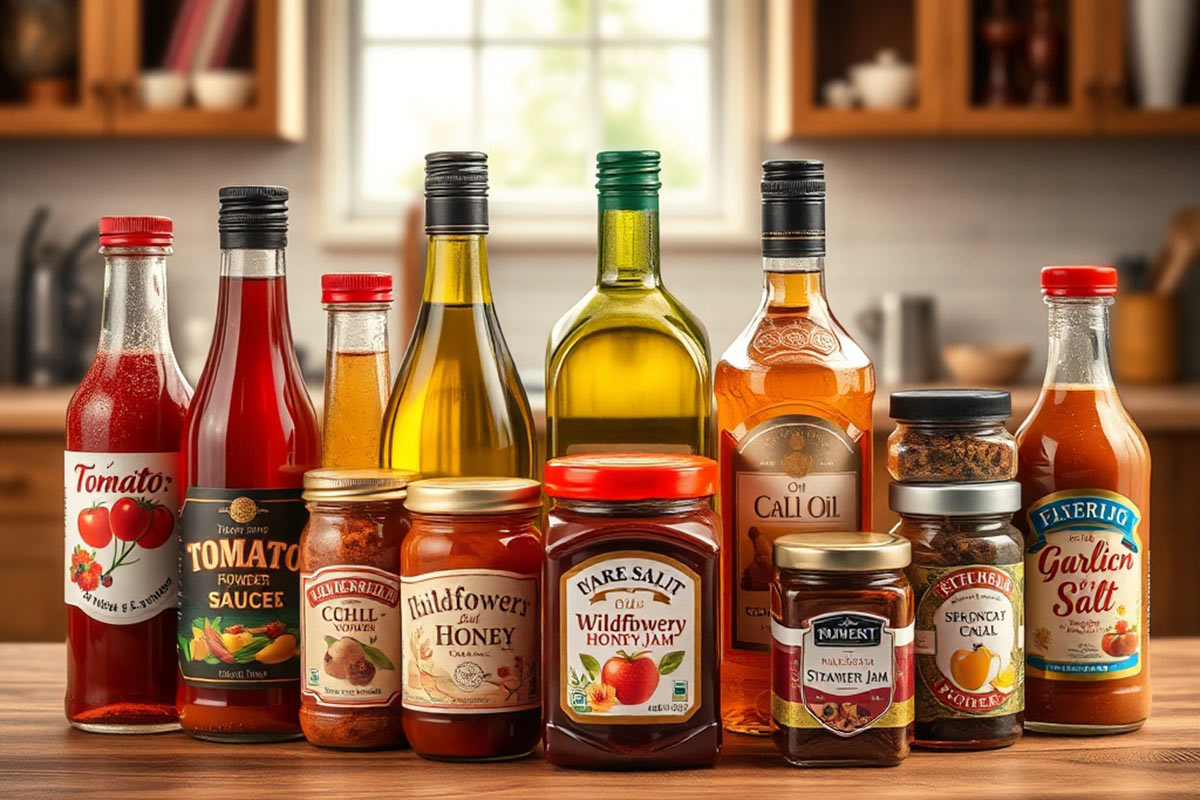 Food labeling display
