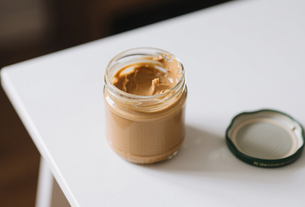 open peanut butter