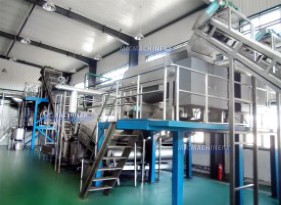 peach juice production line