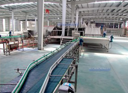 Rear packaging production line
