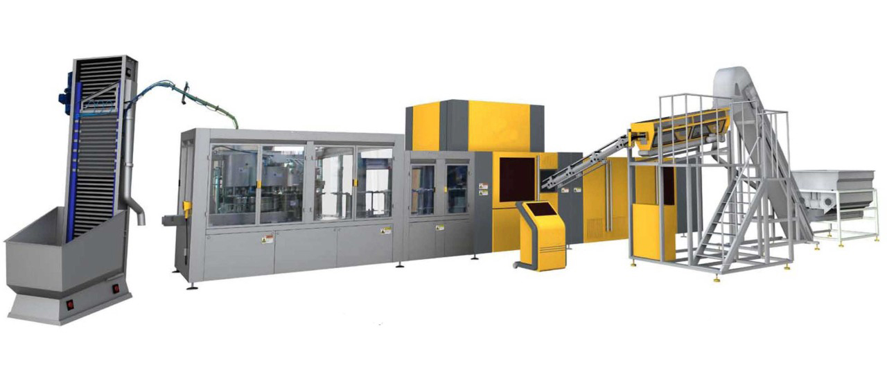automatic blowing filling capping machine