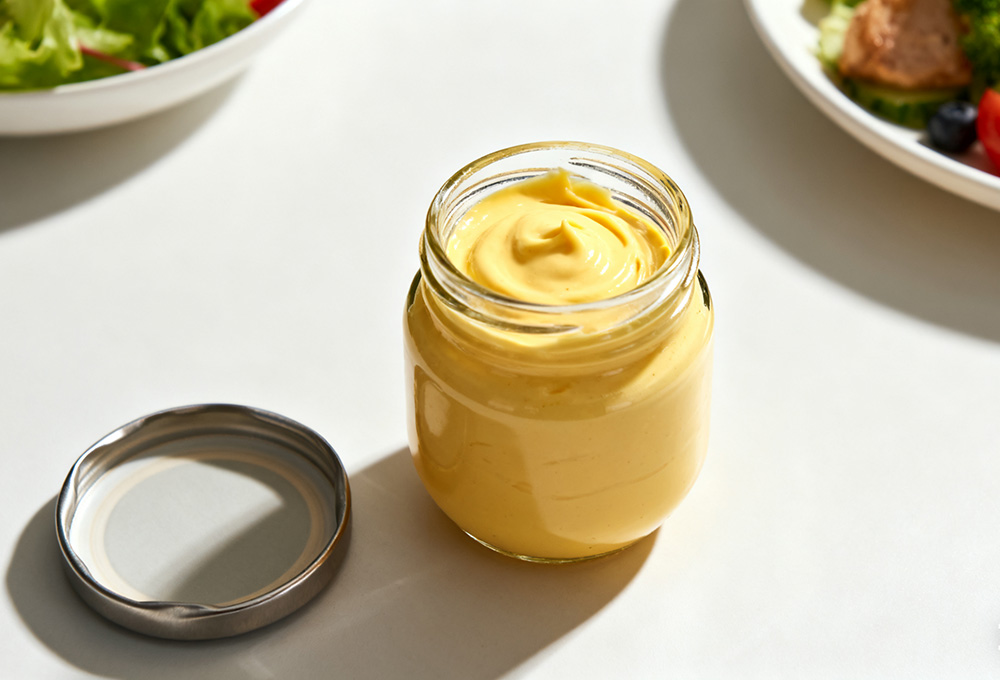 Opened mayonnaise