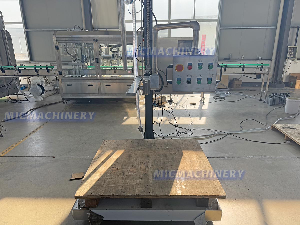 Lubricant Filling Machine Filling Station Platform