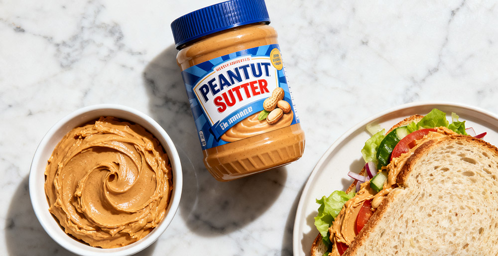 Peanut butter and sandwiches