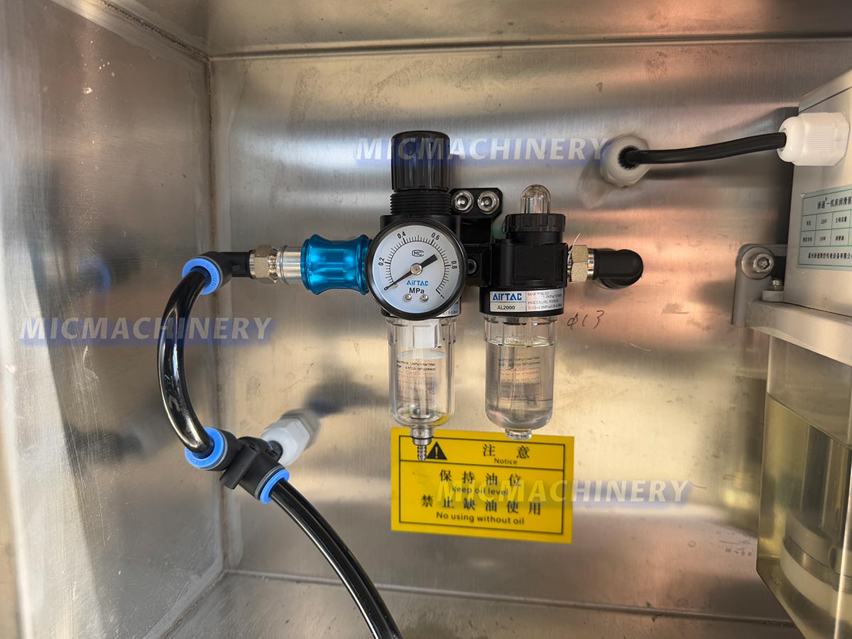 barometer in an Inline Capping Machine 