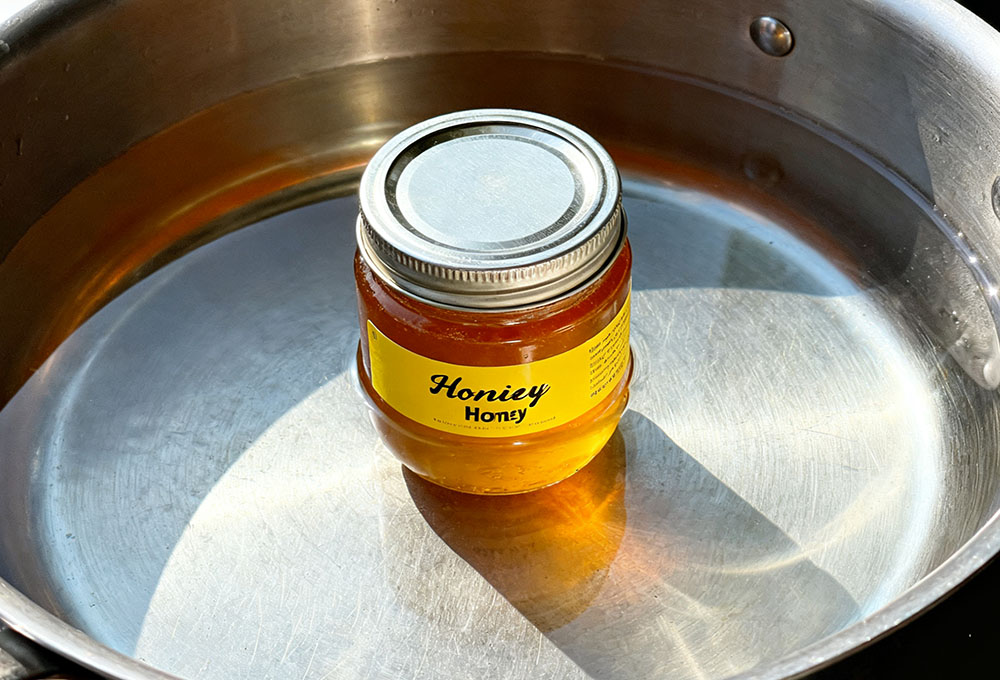 processing crystallized honey