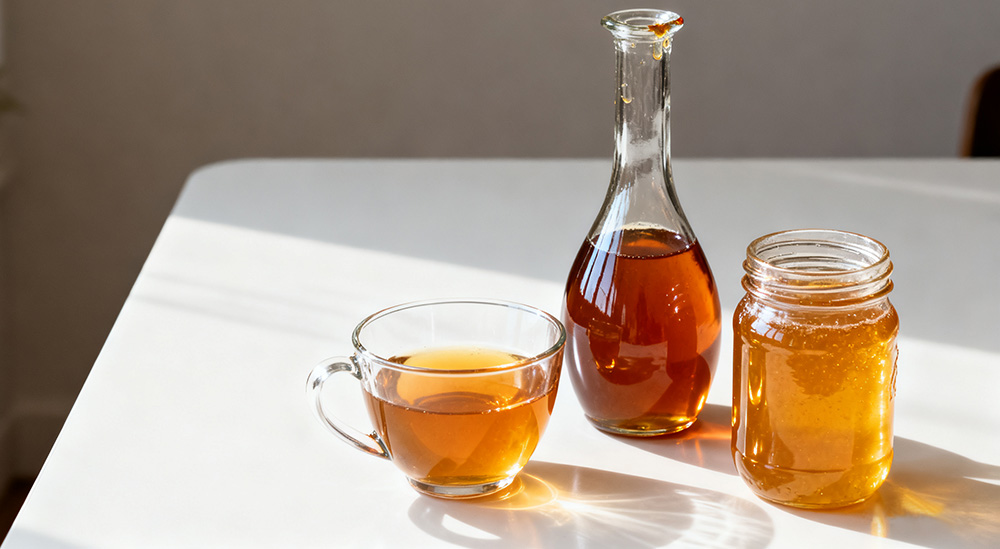 honey and honey syrup